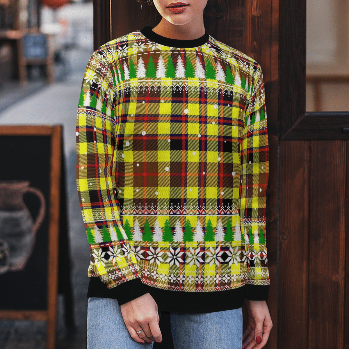 Clan Jardine Tartan Christmas Ugly Sweater YX89 Jardine Tartan Tartan Ugly Sweater   