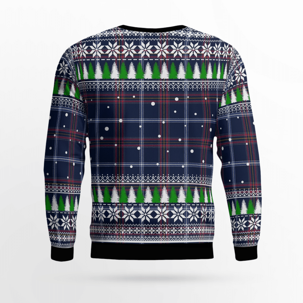 Clan Jewish Tartan Tartan Christmas Ugly Sweater AW24 Jewish Tartan Tartan Tartan Ugly Sweater   