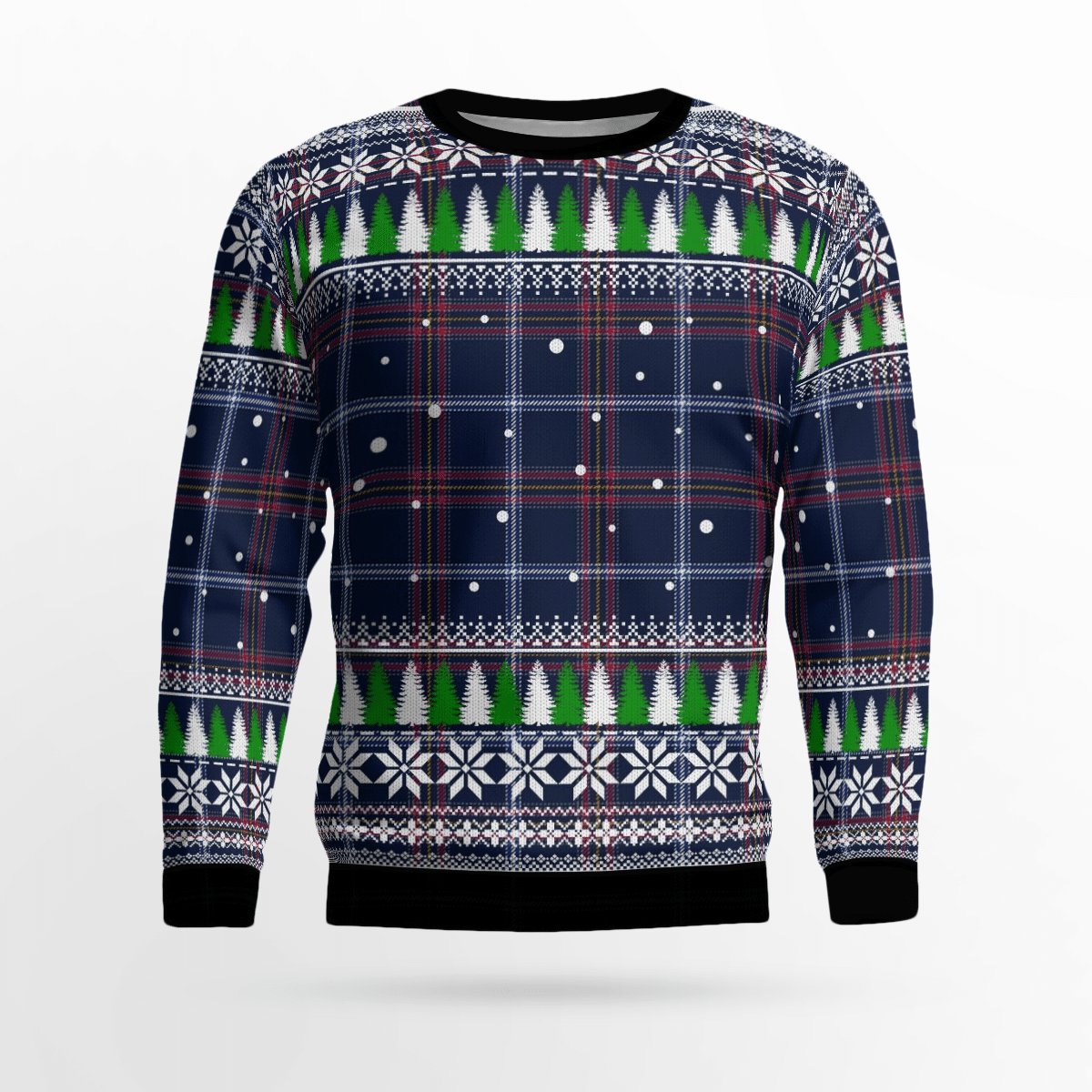 Clan Jewish Tartan Tartan Christmas Ugly Sweater AW24 Jewish Tartan Tartan Tartan Ugly Sweater   