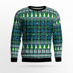 Clan MacEwen Ancient Tartan Christmas Ugly Sweater XF25 MacEwen Ancient Tartan Tartan Ugly Sweater   