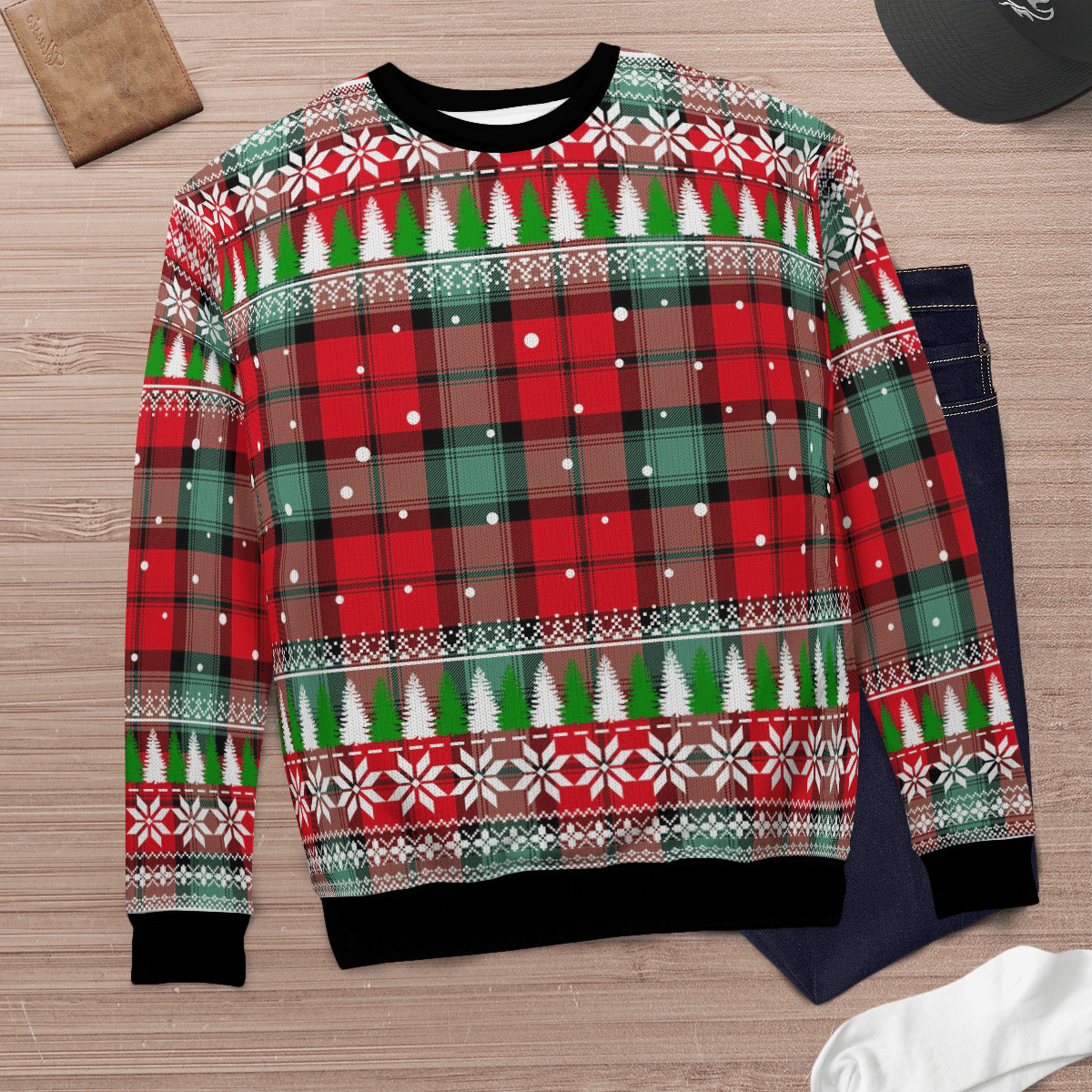 Clan Kerr Ancient Tartan Christmas Ugly Sweater LD57 Kerr Ancient Tartan Tartan Ugly Sweater   