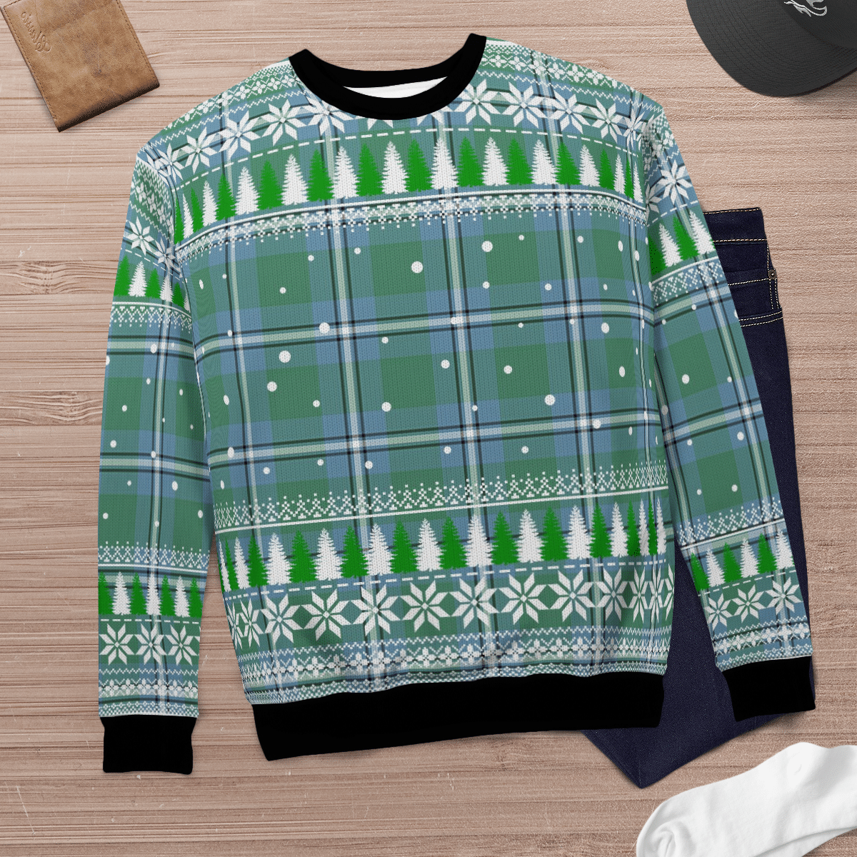 Clan Irvine Tartan Christmas Ugly Sweater UW56 Irvine Tartan Tartan Ugly Sweater   
