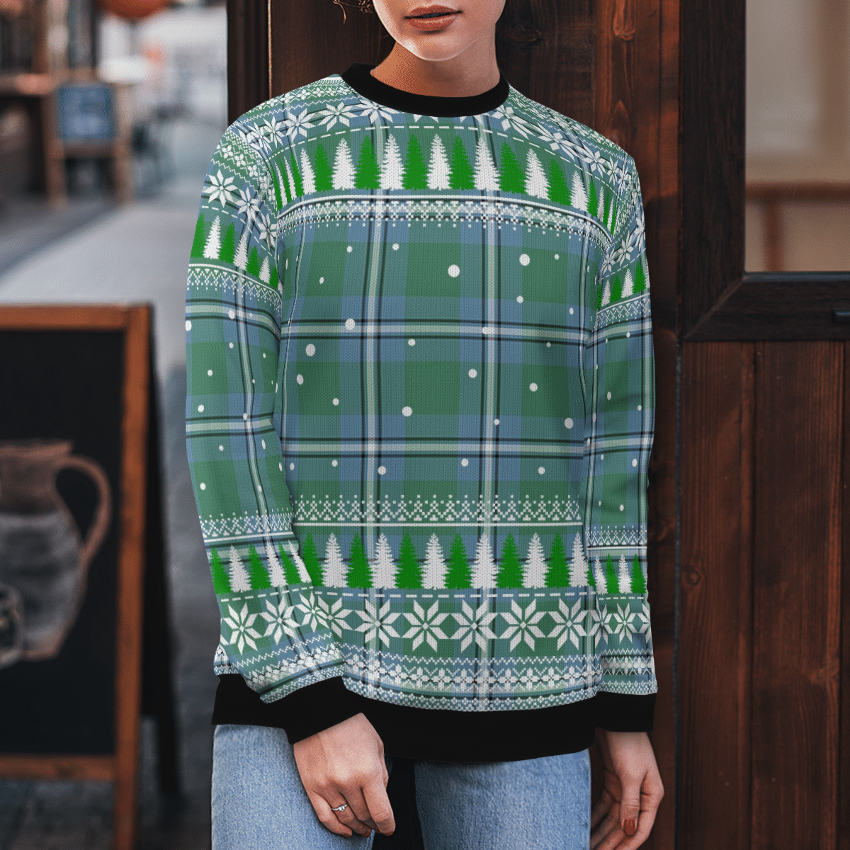 Clan Irvine Tartan Christmas Ugly Sweater UW56 Irvine Tartan Tartan Ugly Sweater   