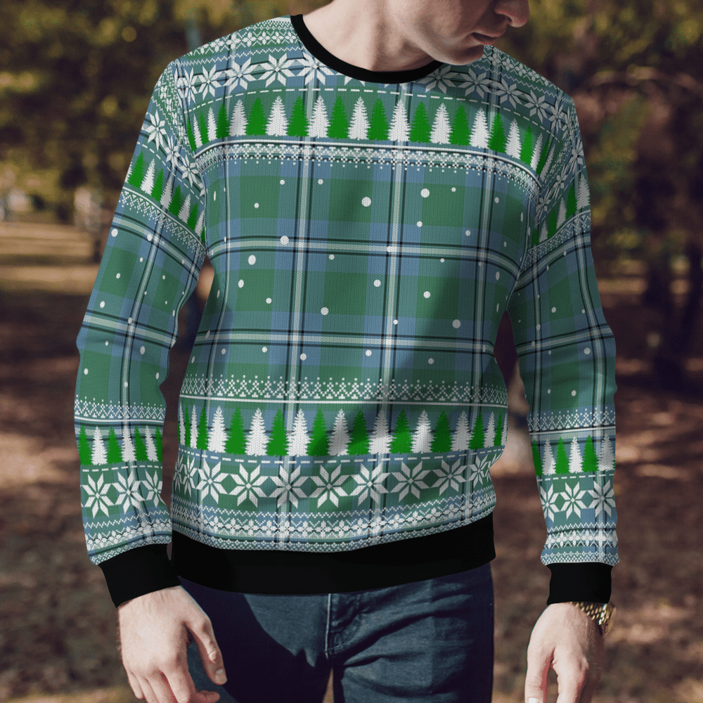 Clan Irvine Tartan Christmas Ugly Sweater UW56 Irvine Tartan Tartan Ugly Sweater   