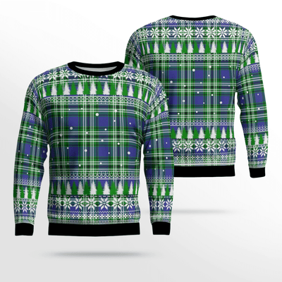 Clan Learmonth Tartan Christmas Ugly Sweater II60