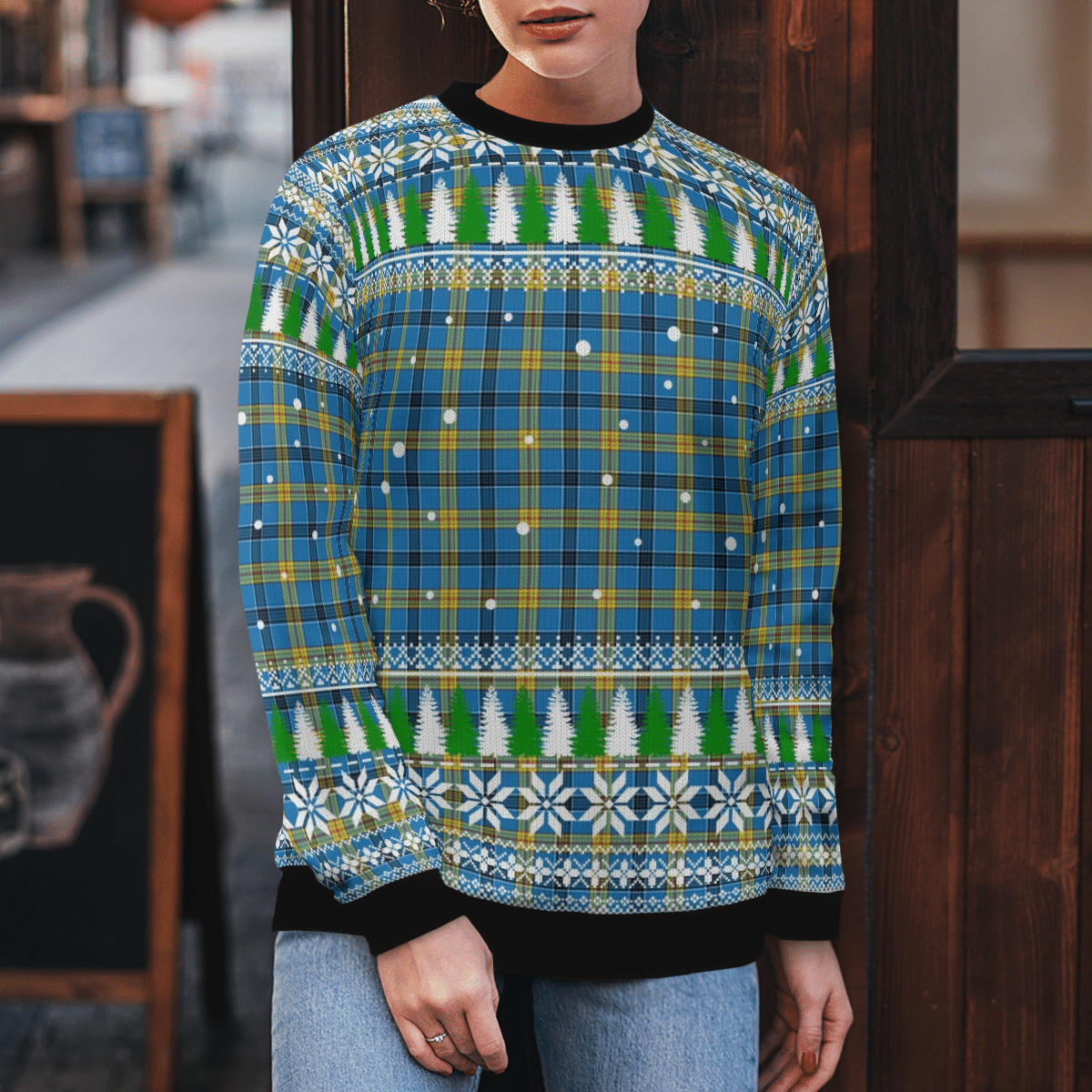 Clan Laing Tartan Christmas Ugly Sweater OY45 Laing Tartan Tartan Ugly Sweater   