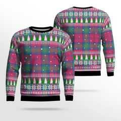 Clan Lindsay Ancient Tartan Christmas Ugly Sweater MX39 Lindsay Ancient Tartan Tartan Ugly Sweater   
