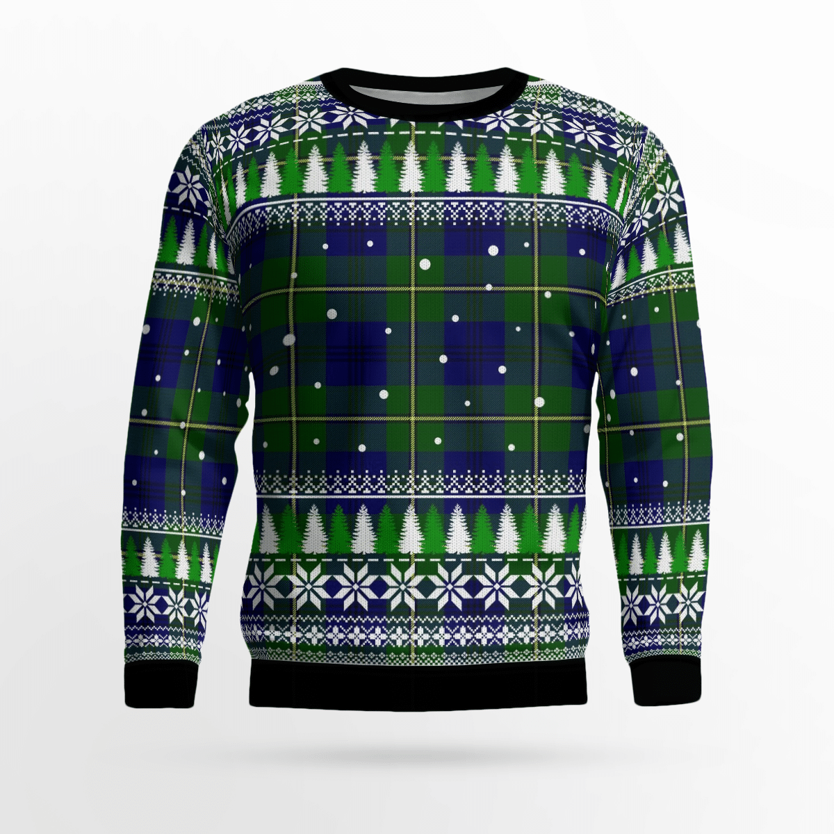 Clan Johnston Modern Tartan Christmas Ugly Sweater IP92 Johnston Modern Tartan Tartan Ugly Sweater   