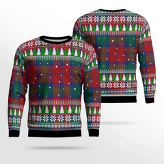 Clan Lindsay Modern Tartan Christmas Ugly Sweater GD84 Lindsay Modern Tartan Tartan Ugly Sweater   