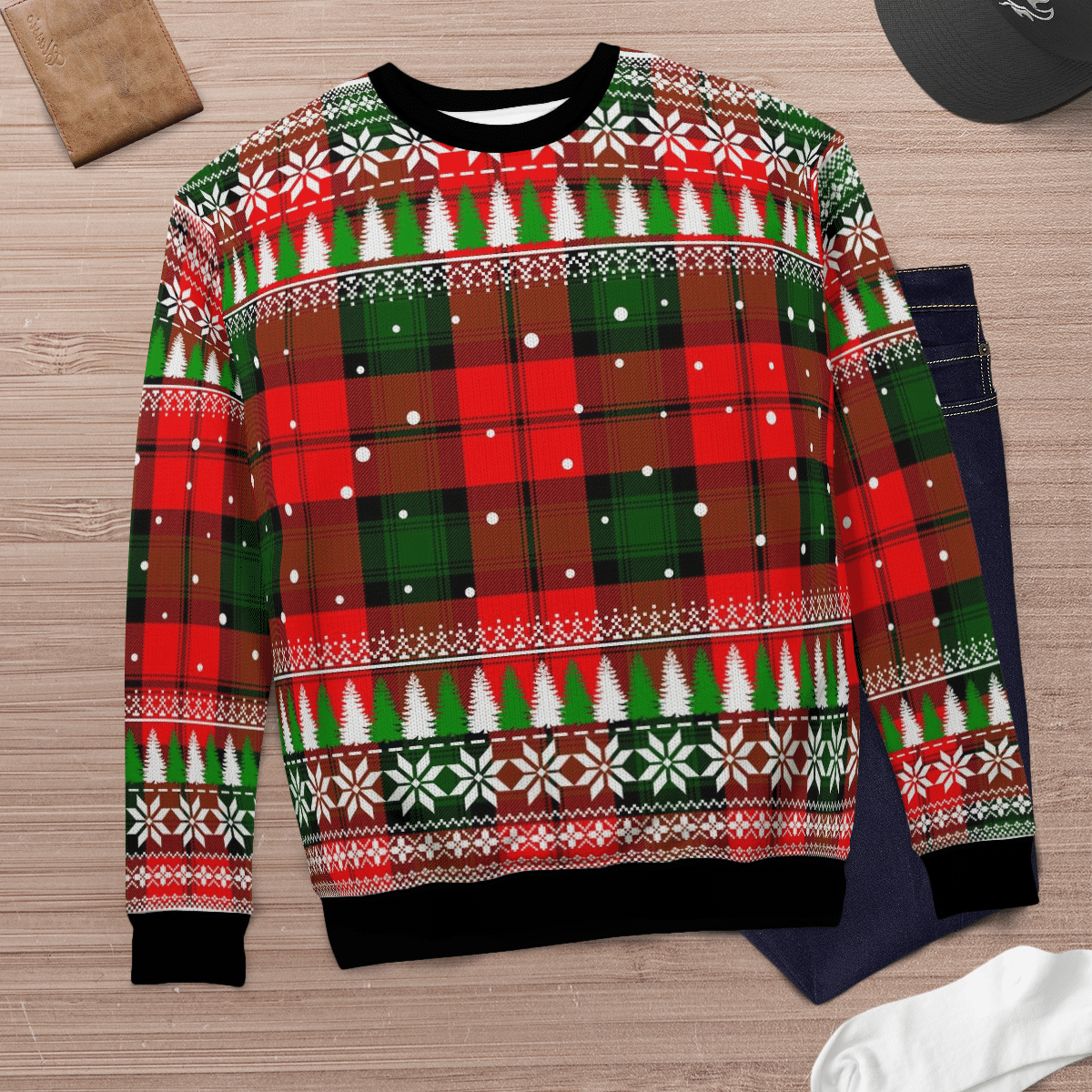 Clan Kerr Modern Tartan Christmas Ugly Sweater DK44 Kerr Modern Tartan Tartan Ugly Sweater   