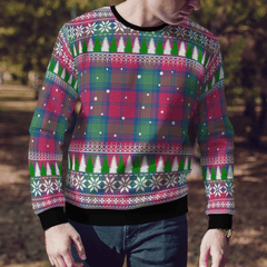 Clan Lindsay Ancient Tartan Christmas Ugly Sweater MX39 Lindsay Ancient Tartan Tartan Ugly Sweater   