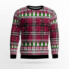 Clan Little Tartan Christmas Ugly Sweater BP50 Little Tartan Tartan Ugly Sweater   