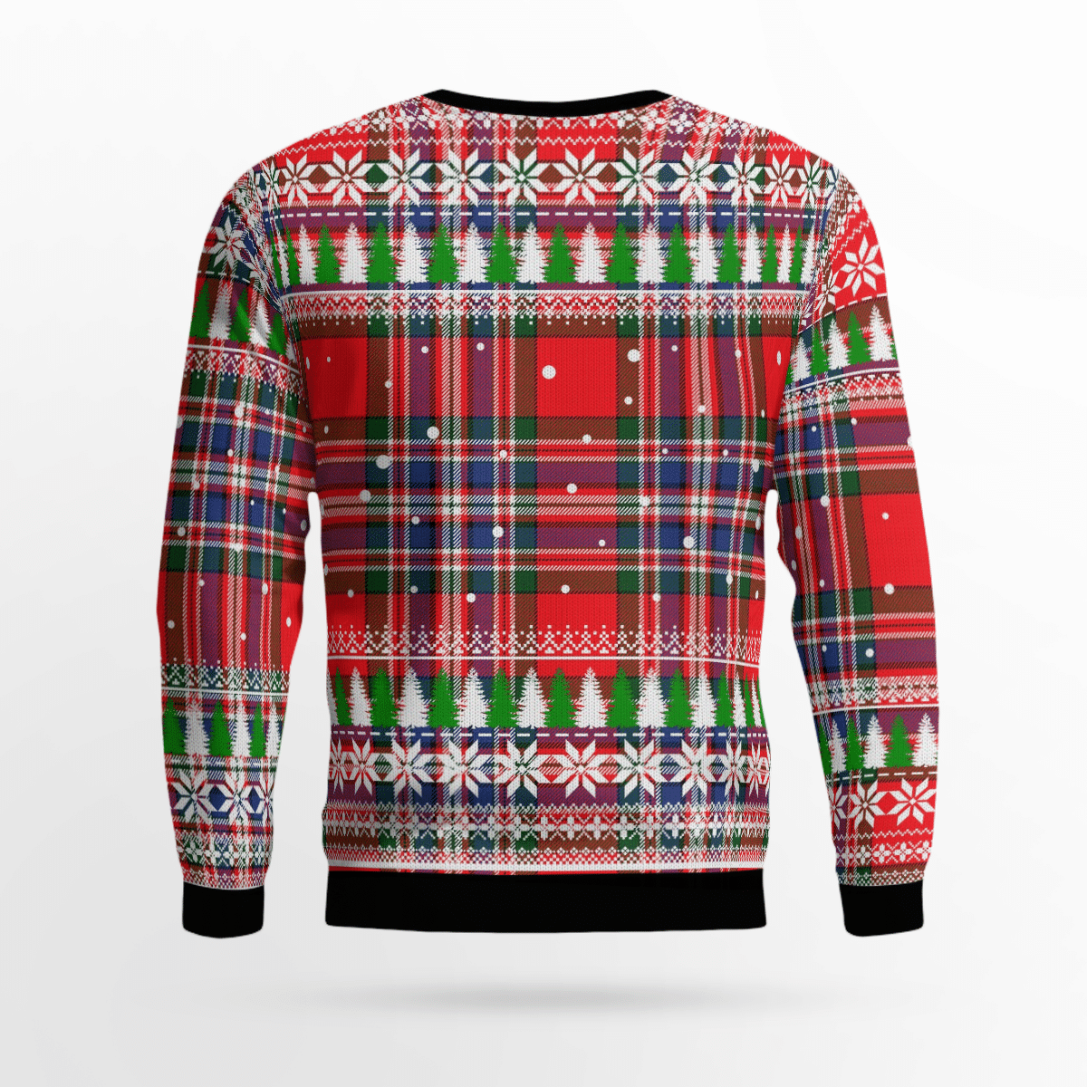 Clan MacFarlane Modern Tartan Christmas Ugly Sweater BB64 MacFarlane Modern Tartan Tartan Ugly Sweater   