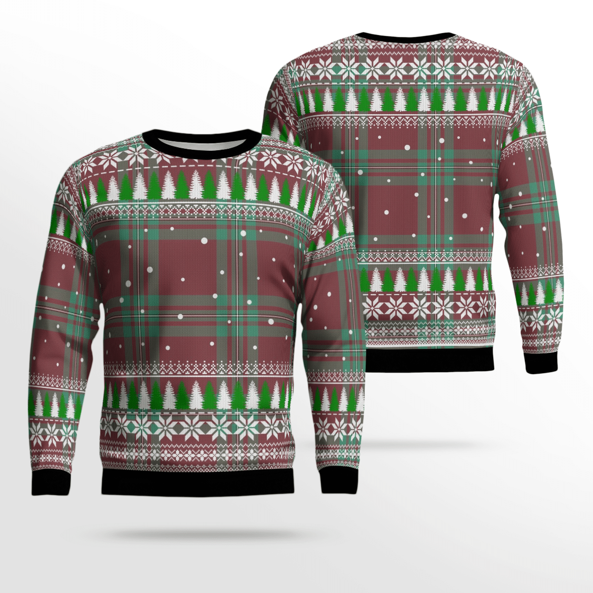 Clan MacGregor Hunting Ancient Tartan Christmas Ugly Sweater DM37 MacGregor Hunting Ancient Tartan Tartan Ugly Sweater   