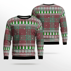 Clan MacGregor Hunting Ancient Tartan Christmas Ugly Sweater DM37 MacGregor Hunting Ancient Tartan Tartan Ugly Sweater   