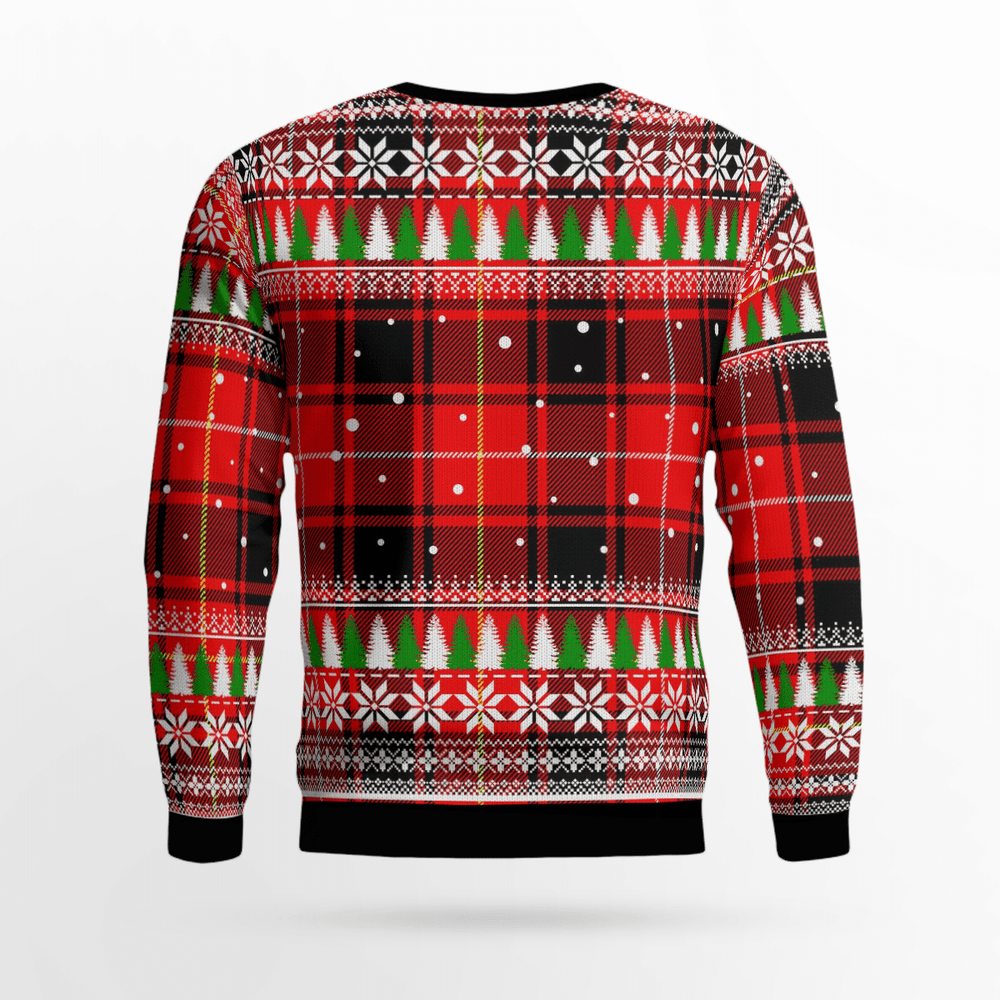 Clan MacIver Modern Tartan Christmas Ugly Sweater TB57 MacIver Modern Tartan Tartan Ugly Sweater   
