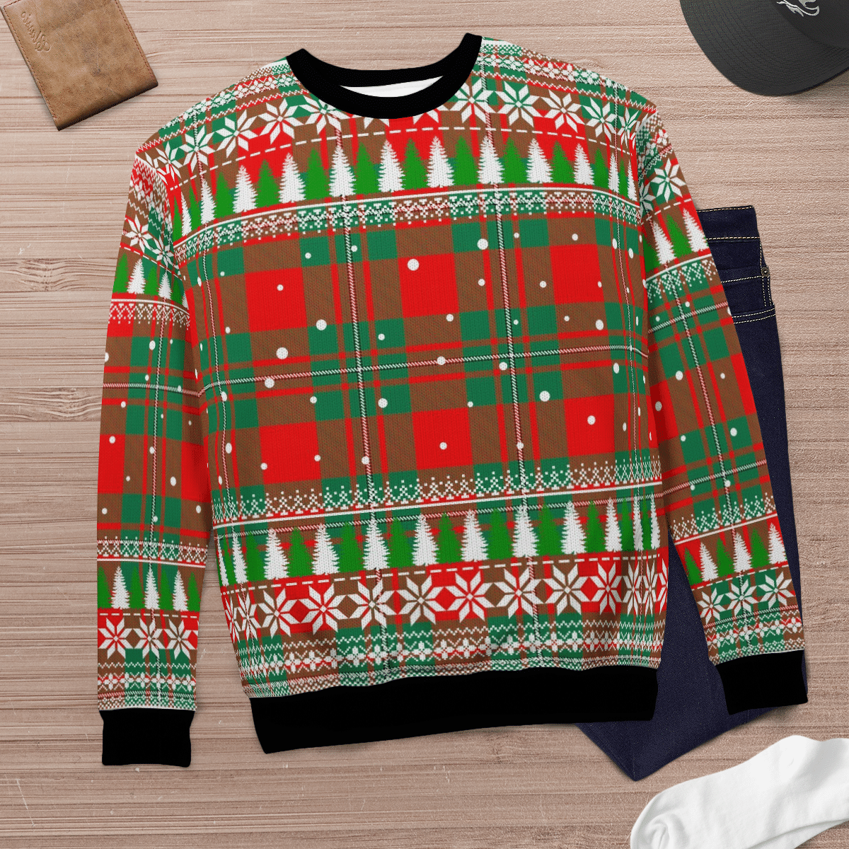Clan MacGregor Ancient Tartan Christmas Ugly Sweater OI25 MacGregor Ancient Tartan Tartan Ugly Sweater   