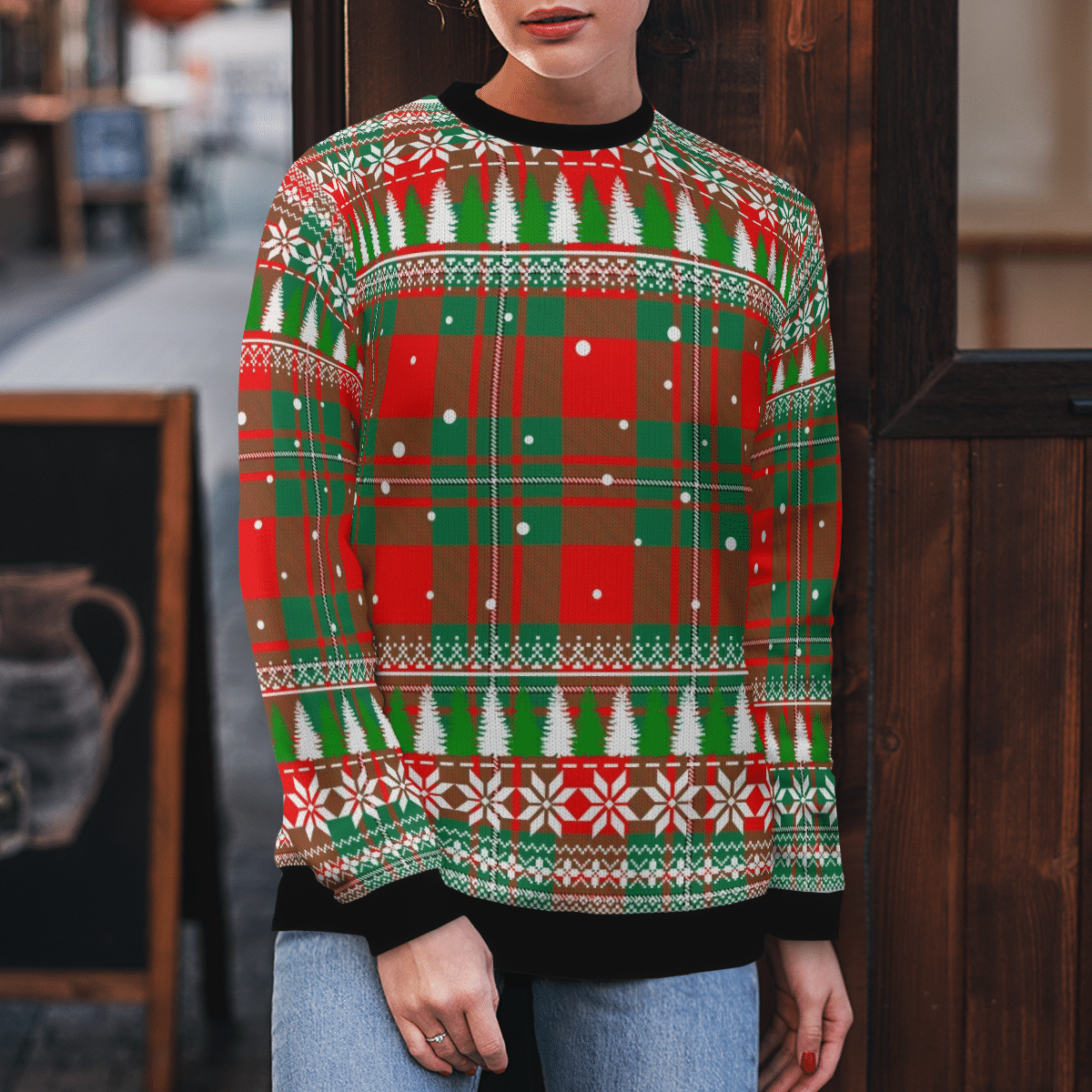 Clan MacGregor Ancient Tartan Christmas Ugly Sweater OI25 MacGregor Ancient Tartan Tartan Ugly Sweater   