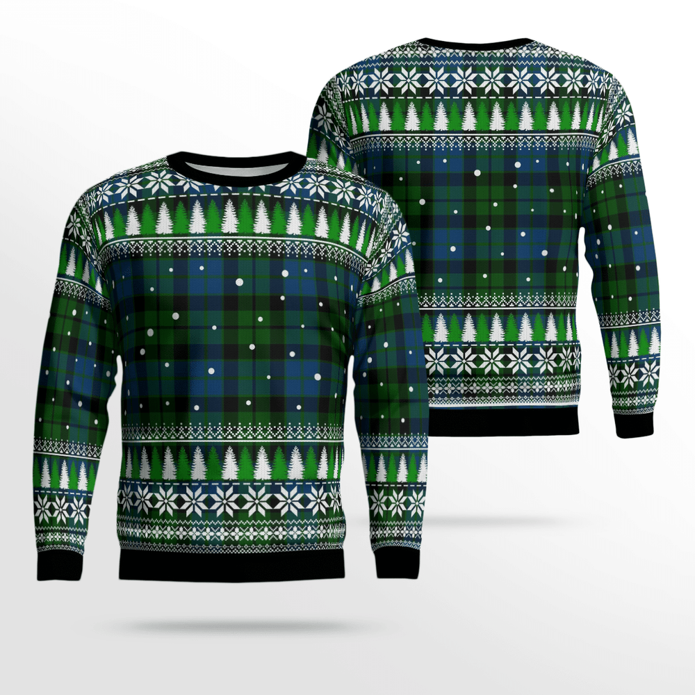Clan MacKay Modern Tartan Christmas Ugly Sweater IJ60 MacKay Modern Tartan Tartan Ugly Sweater   
