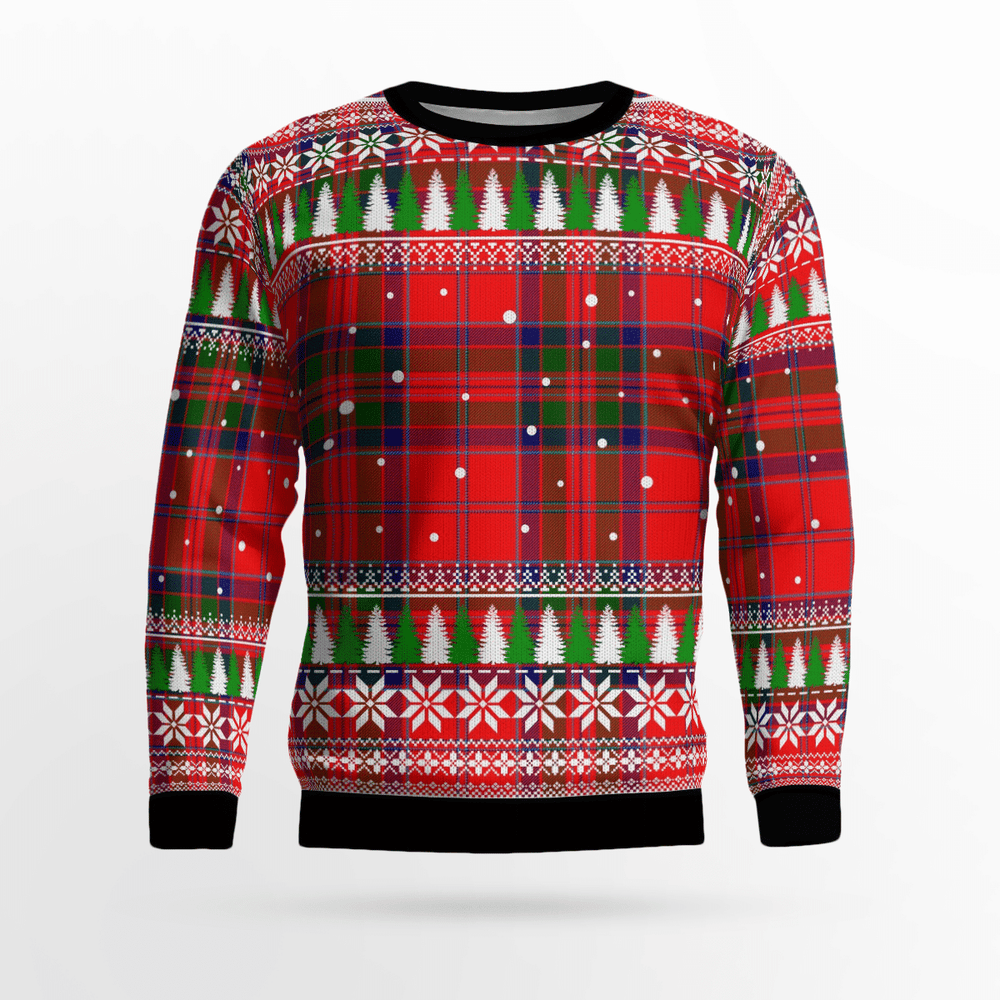 Clan MacGillivray Modern Tartan Christmas Ugly Sweater ZA34 MacGillivray Modern Tartan Tartan Ugly Sweater   