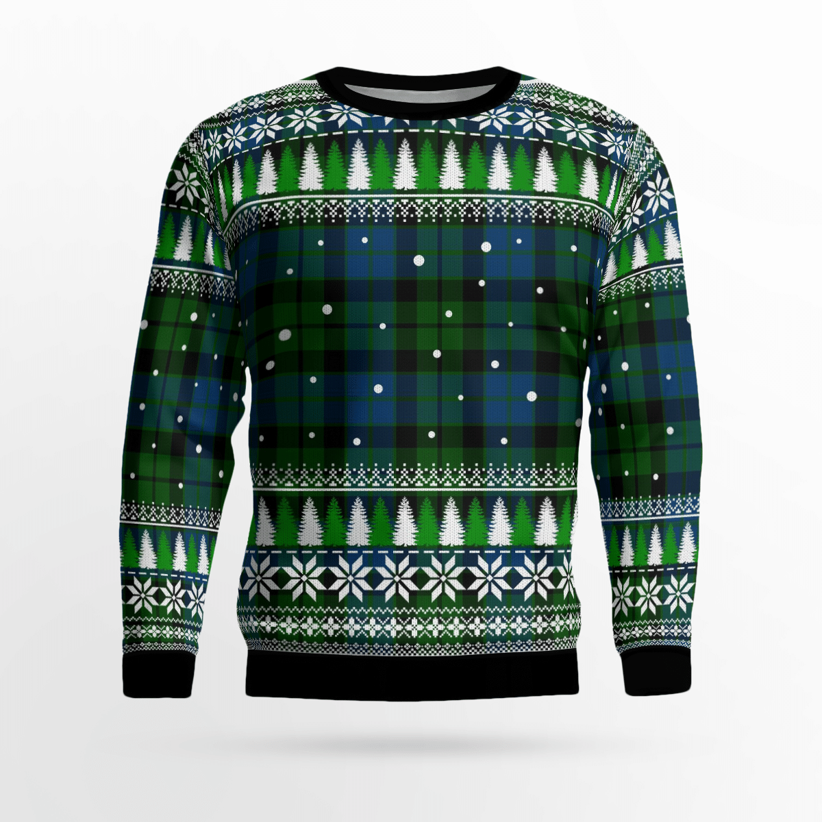 Clan MacKay Modern Tartan Christmas Ugly Sweater IJ60 MacKay Modern Tartan Tartan Ugly Sweater   