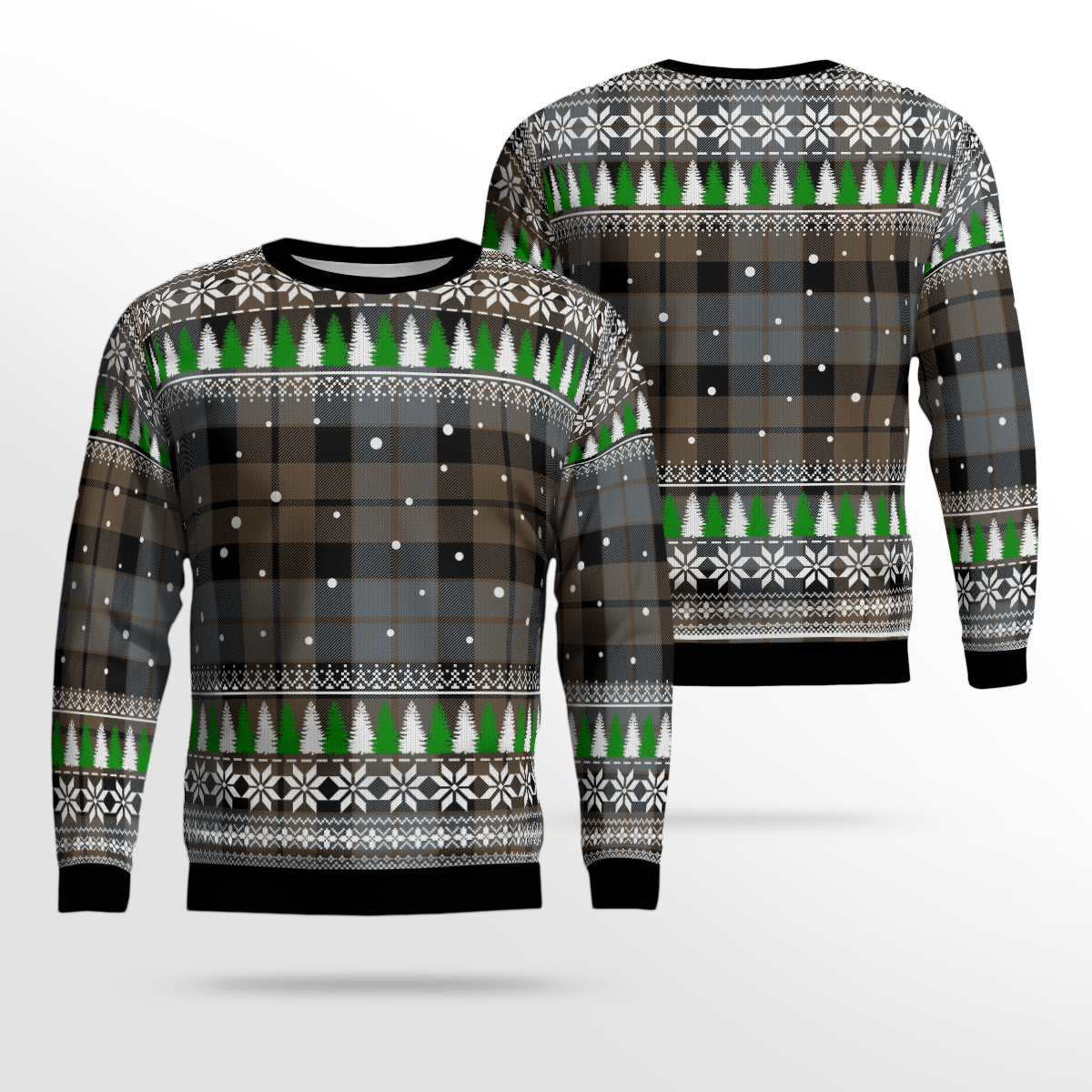 Clan MacKay Weathered Tartan Christmas Ugly Sweater IJ93 MacKay Weathered Tartan Tartan Ugly Sweater   