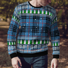 Clan MacKay Blue Tartan Christmas Ugly Sweater YL31 MacKay Blue Tartan Tartan Ugly Sweater   