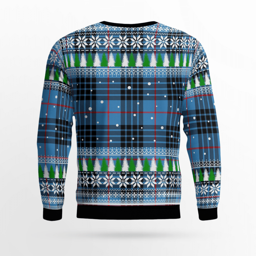 Clan MacKay Blue Tartan Christmas Ugly Sweater YL31 MacKay Blue Tartan Tartan Ugly Sweater   