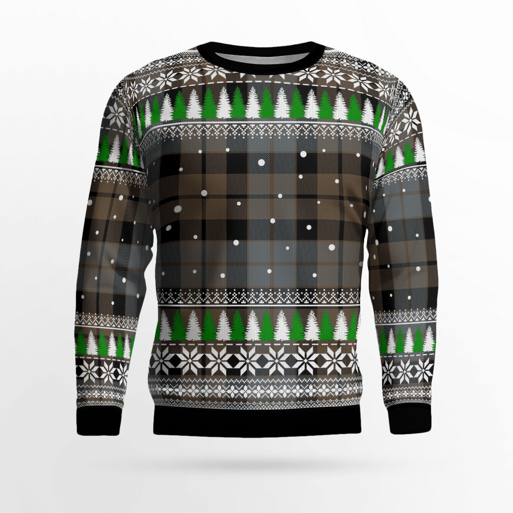 Clan MacKay Weathered Tartan Christmas Ugly Sweater IJ93 MacKay Weathered Tartan Tartan Ugly Sweater   