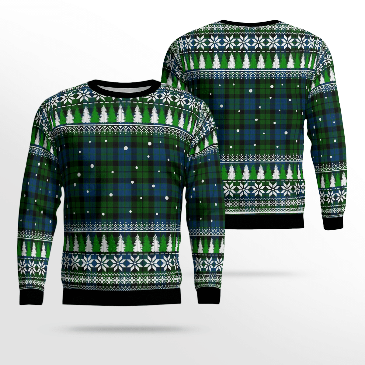 Clan MacKie Tartan Christmas Ugly Sweater LU28 MacKie Tartan Tartan Ugly Sweater   