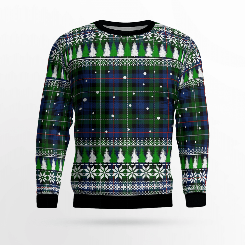 Clan MacKenzie Modern Tartan Christmas Ugly Sweater SW33 MacKenzie Modern Tartan Tartan Ugly Sweater   