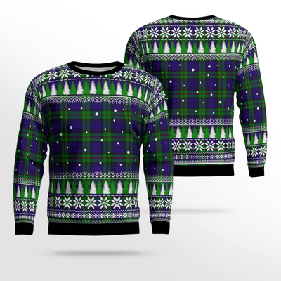 Clan MacKinlay Modern Tartan Christmas Ugly Sweater