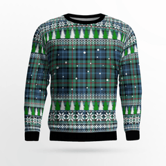 Clan MacKinlay Ancient Tartan Christmas Ugly Sweater NC16 MacKinlay Ancient Tartan Tartan Ugly Sweater   
