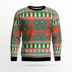 Clan MacKintosh Ancient Tartan Christmas Ugly Sweater JT51 MacKintosh Ancient Tartan Tartan Ugly Sweater   