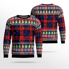 Clan MacLachlan Modern Tartan Christmas Ugly Sweater IT51 MacLachlan Modern Tartan Tartan Ugly Sweater   