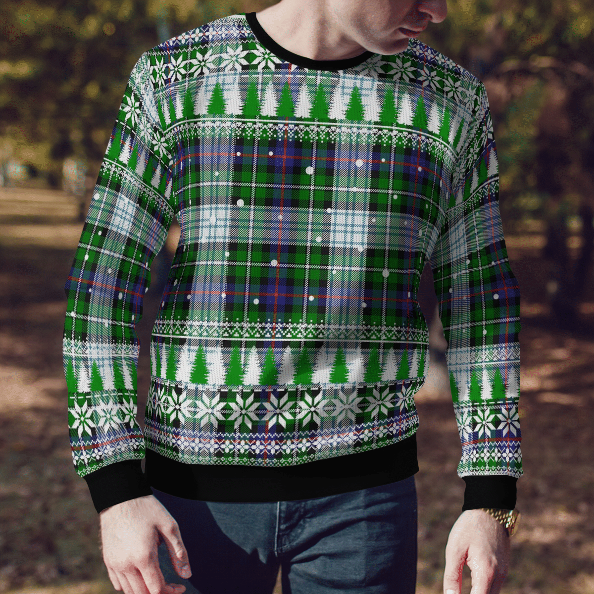 Clan MacKenzie Dress Modern Tartan Christmas Ugly Sweater AN11 MacKenzie Dress Modern Tartan Tartan Ugly Sweater   