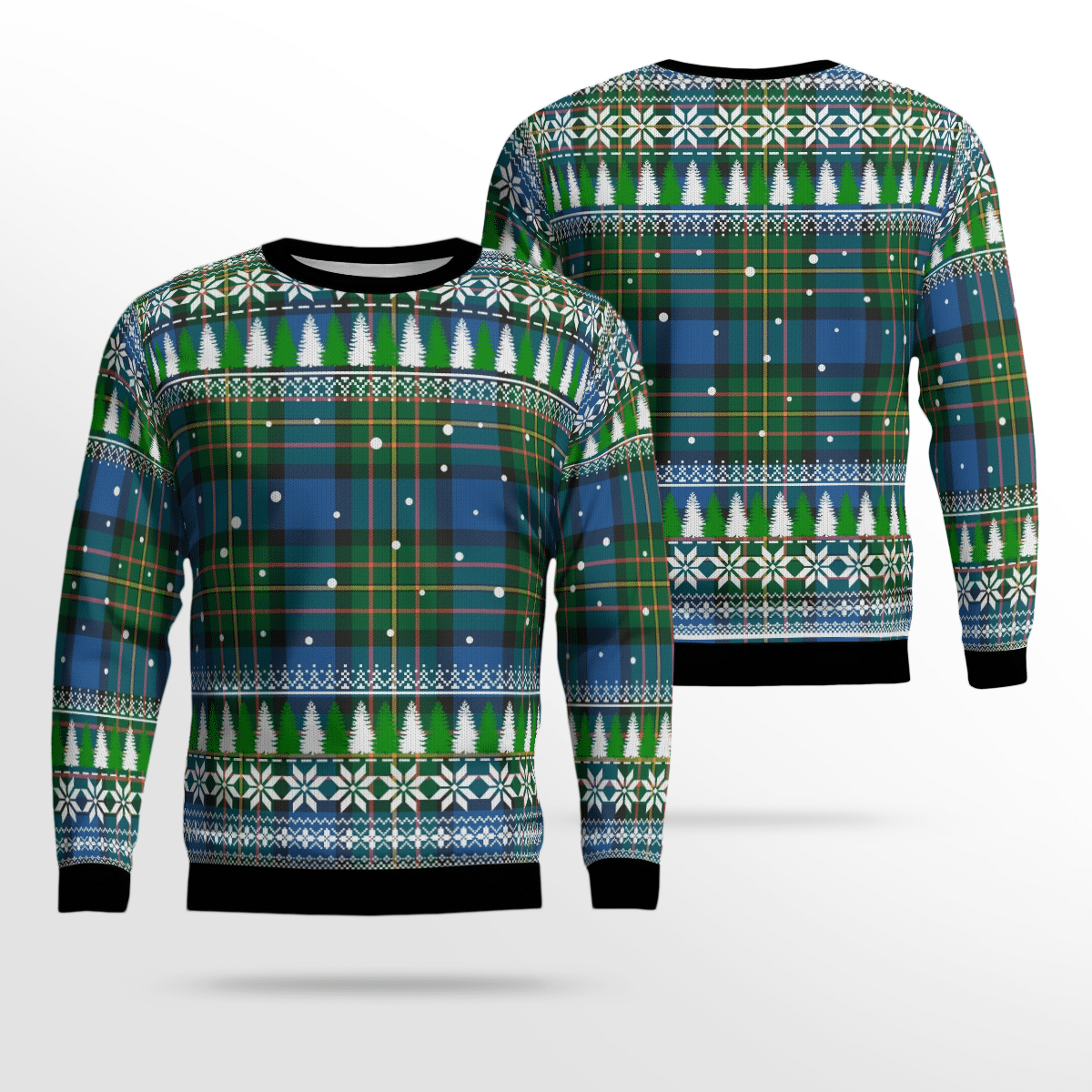 Clan MacLaren Ancient Tartan Christmas Ugly Sweater FX28 MacLaren Ancient Tartan Tartan Ugly Sweater   