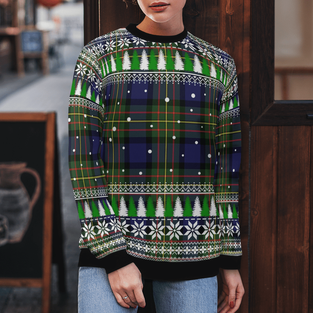 Clan MacLaren Modern Tartan Christmas Ugly Sweater HD85 MacLaren Modern Tartan Tartan Ugly Sweater   