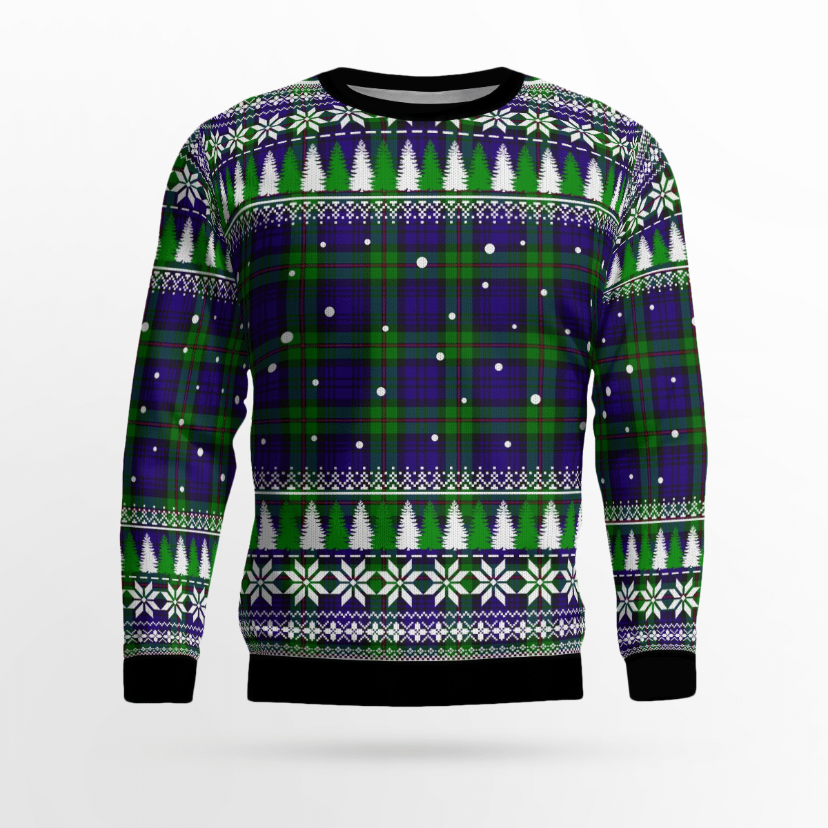 Clan MacKinlay Modern Tartan Christmas Ugly Sweater SN11 MacKinlay Modern Tartan Tartan Ugly Sweater   