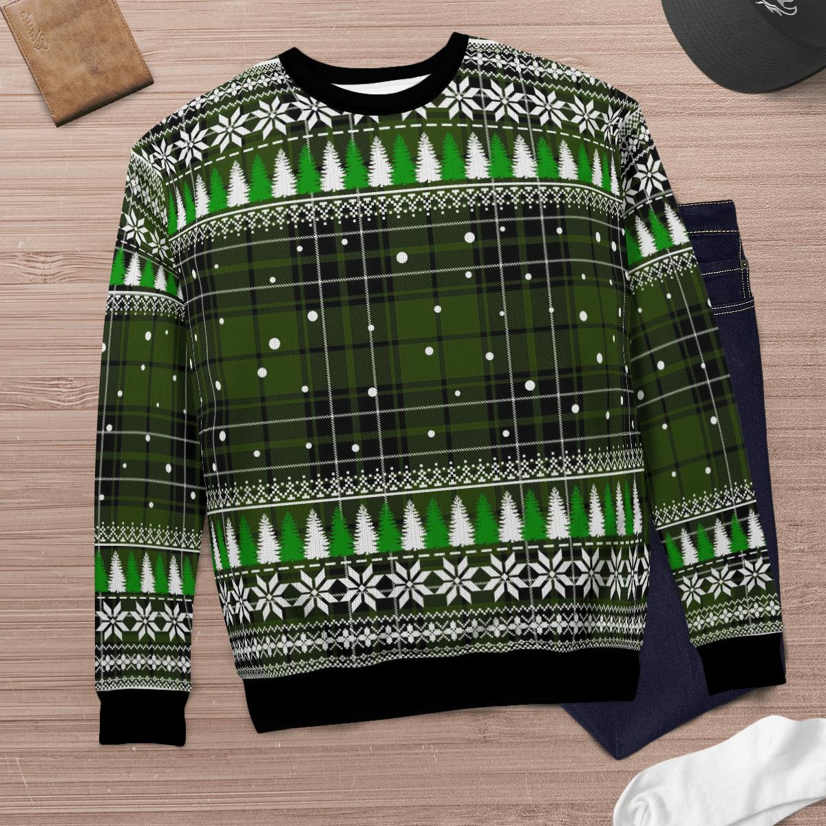 Clan MacLean Hunting Tartan Christmas Ugly Sweater DY97 MacLean Hunting Tartan Tartan Ugly Sweater   