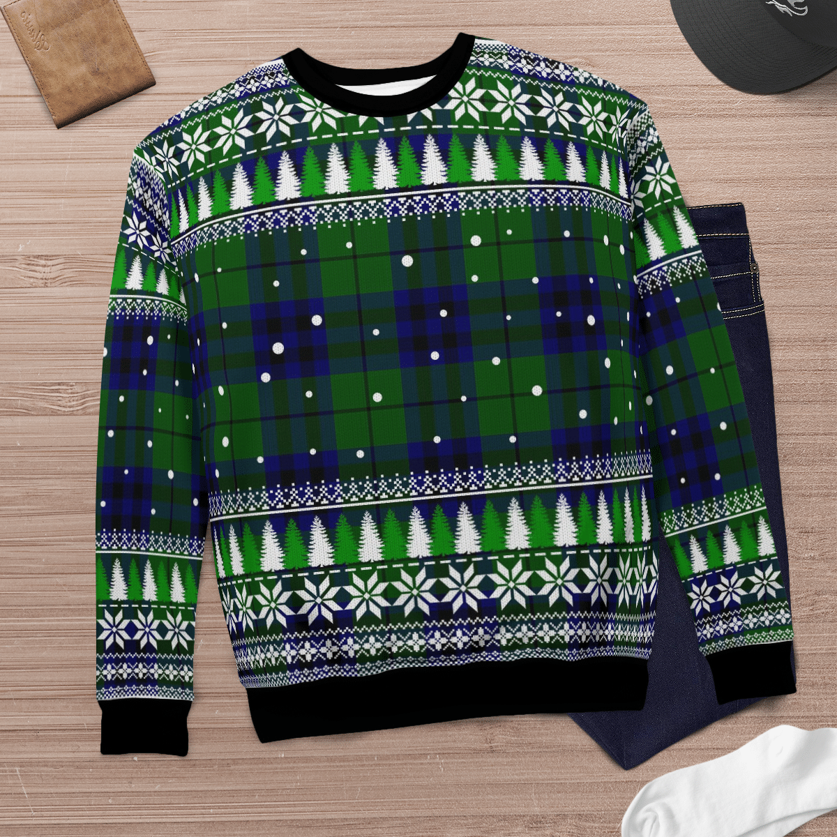 Clan Keith Modern Tartan Christmas Ugly Sweater TJ57 Keith Modern Tartan Tartan Ugly Sweater   