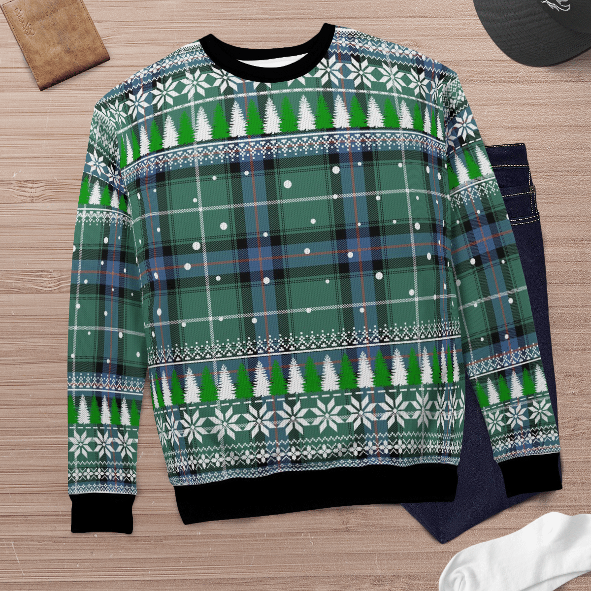 Clan MacDonald of the Isles Hunting Ancient Tartan Christmas Ugly Sweater UO39 MacDonald of the Isles Hunting Ancient Tartan Tartan Ugly Sweater   