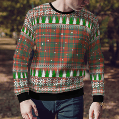 Clan MacKinnon Ancient Tartan Christmas Ugly Sweater KM30 MacKinnon Ancient Tartan Tartan Ugly Sweater   