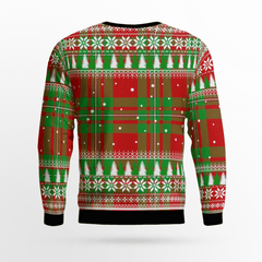 Clan MacGregor Modern Tartan Christmas Ugly Sweater ME60 MacGregor Modern Tartan Tartan Ugly Sweater   