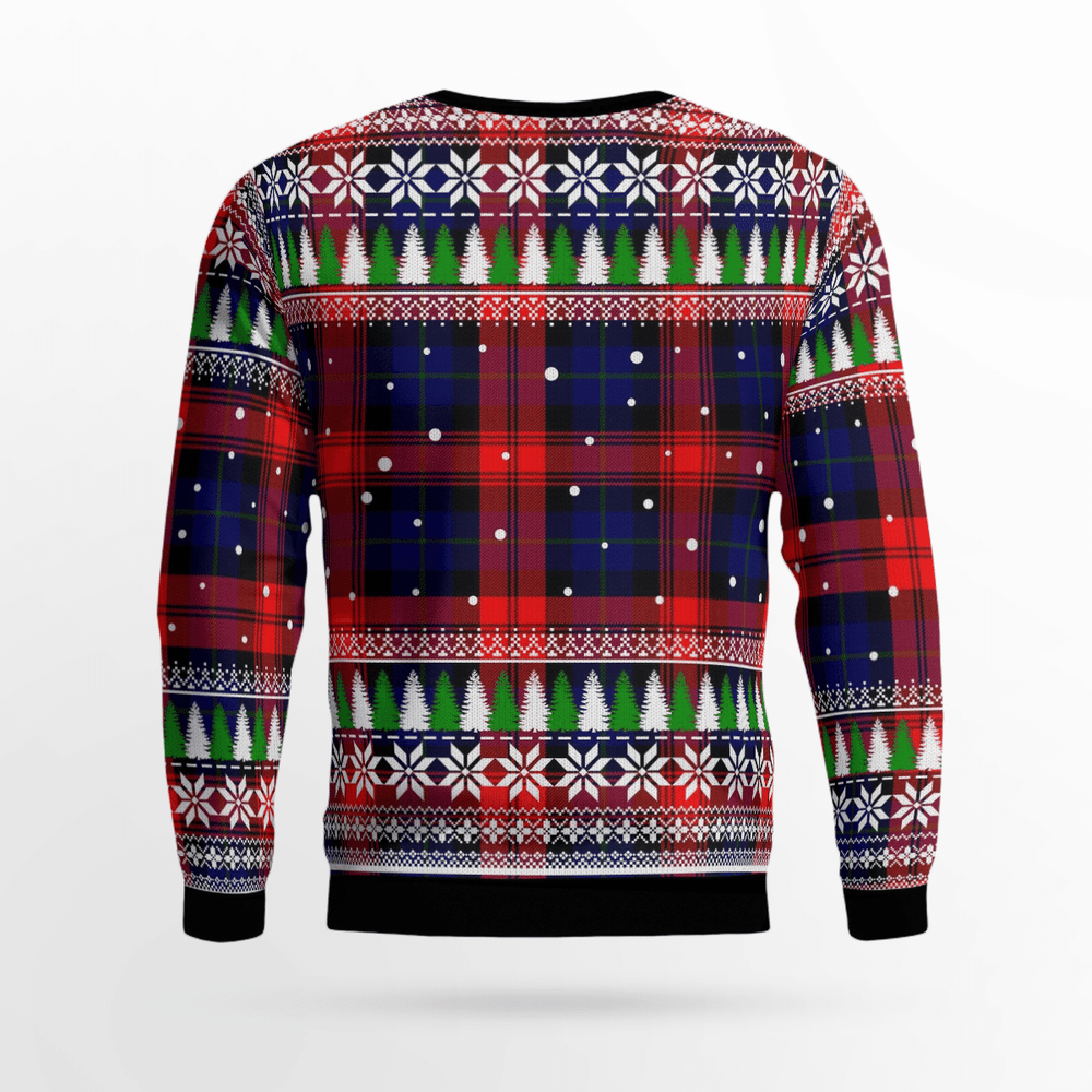 Clan MacLachlan Modern Tartan Christmas Ugly Sweater IT51 MacLachlan Modern Tartan Tartan Ugly Sweater   