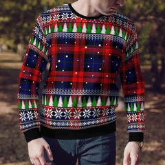 Clan MacLachlan Modern Tartan Christmas Ugly Sweater IT51 MacLachlan Modern Tartan Tartan Ugly Sweater   