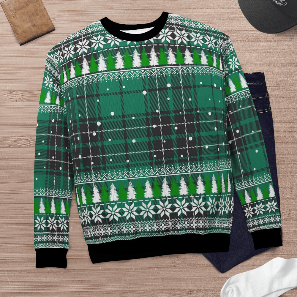 Clan MacLean Hunting Ancient Tartan Christmas Ugly Sweater BG79 MacLean Hunting Ancient Tartan Tartan Ugly Sweater   