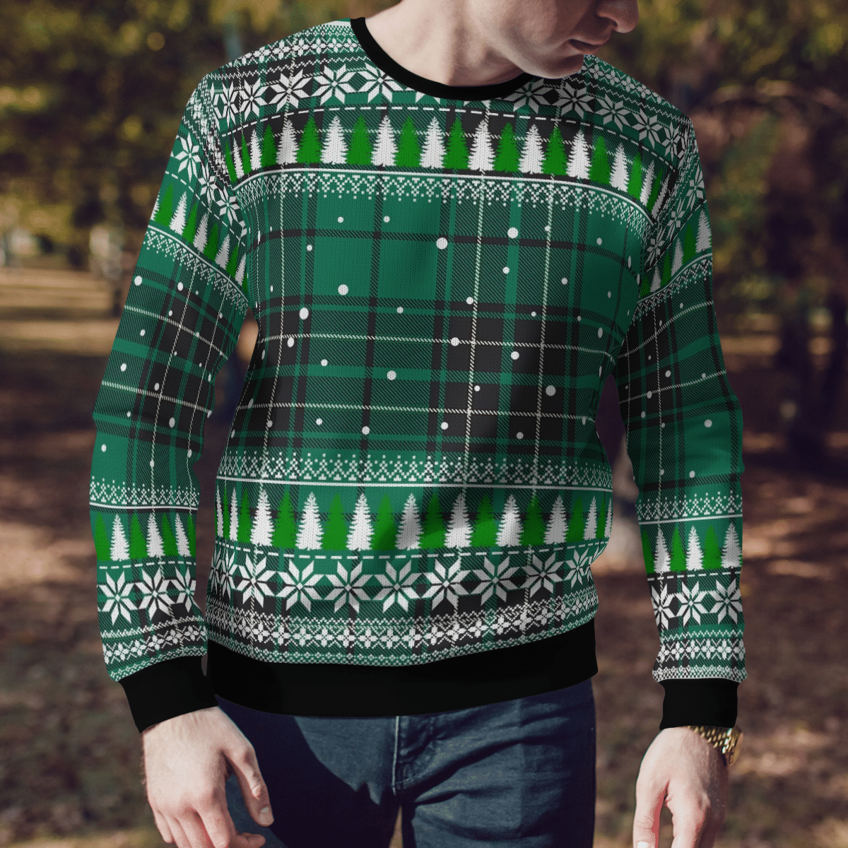 Clan MacLean Hunting Ancient Tartan Christmas Ugly Sweater BG79 MacLean Hunting Ancient Tartan Tartan Ugly Sweater   