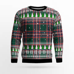 Clan MacFarlane Hunting Modern Tartan Christmas Ugly Sweater YZ60 MacFarlane Hunting Modern Tartan Tartan Ugly Sweater   