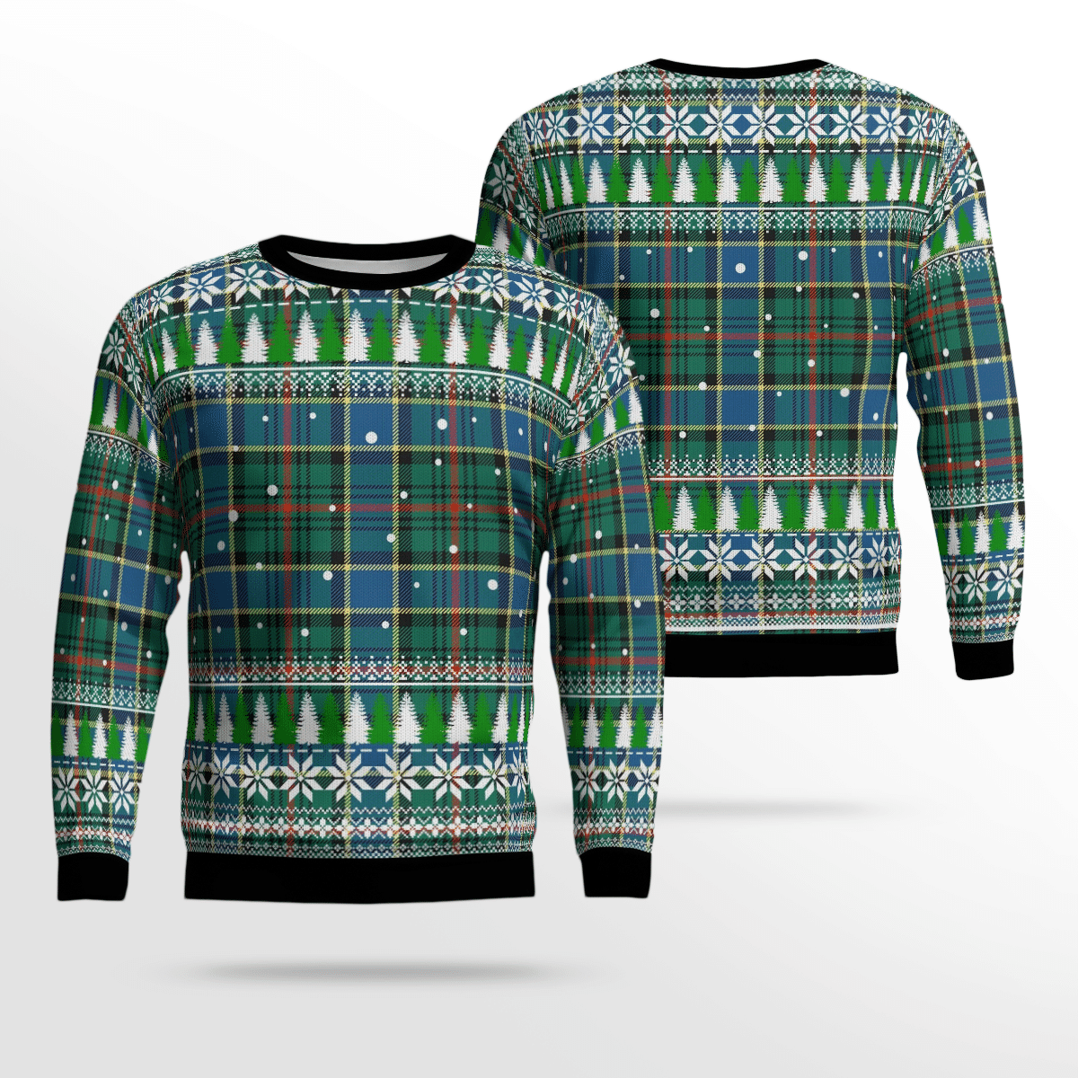 Clan Ogilvie Hunting Ancient Tartan Christmas Ugly Sweater YL73 Ogilvie Hunting Ancient Tartan Tartan Ugly Sweater   